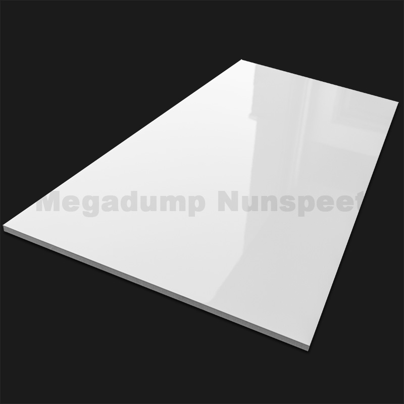 Witte 120 x 40 cm glans wit gerectificeerd | Megadump