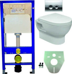 Geberit UP 100 +Mercurius wc+zitting+Delta 21 glanschroom