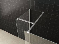 Inloopdouche combinatie-set 120x80x200 10mm nano
