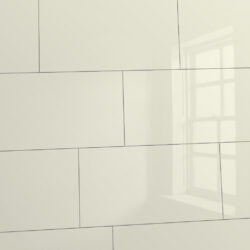 Badkamertegels hoogglans pergamon creme 30 x 60 cm gerectificeerd
