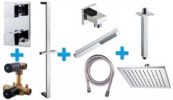 One-Pack inbouwthermostaatset type 114 (30cm)