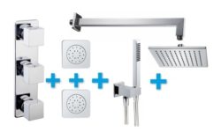 One-Pack inbouwthermostaatset type 18 (20cm)