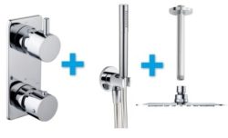 One-Pack inbouwthermostaatset type 20 (20cm ufo)