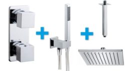 One-Pack inbouwthermostaatset vierkanttype 5 (20cm)