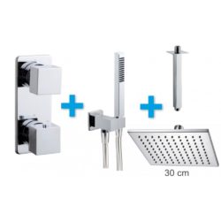 One-Pack inbouwthermostaatset vierkanttype 7 (30cm)