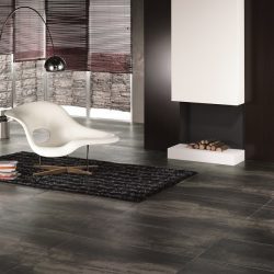 Vloertegels Odra Metallic 60x60 roest look - oliekleur