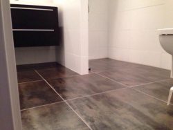 Vloertegels Odra Metallic 60x60 roest look - oliekleur