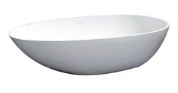 Solid Vrijstaand bad Puur Mat Wit 180x90x58cm