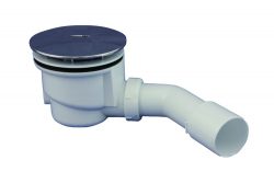 Doucheplug inclusief afneembare kunststof chromen kap