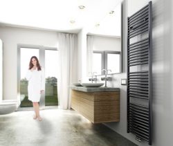 Elara sierradiator antraciet 1817x600 midden onder aansluiting