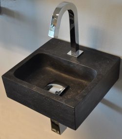 Hardstenen fontein vierkant 30x30x10