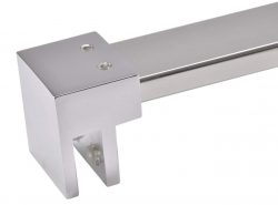 Inloopdouche met muurprofiel 900x2000 10mm NANO rookglas