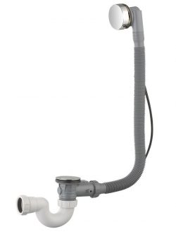 Luxe badplug-overloopcombinatie + waste chroom