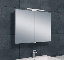 Luxe spiegelkast +Led verlichting 80x60x14cm