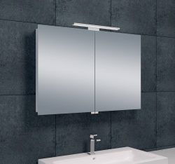 Luxe spiegelkast +Led verlichting 90x60x14cm