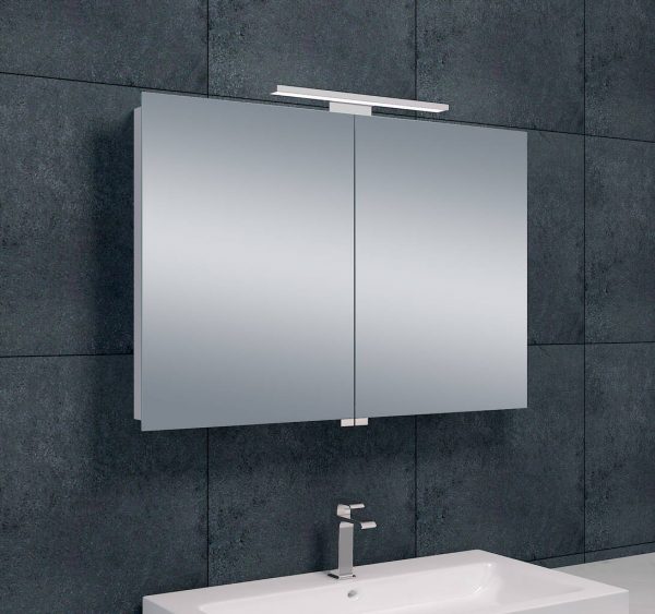 Luxe spiegelkast +Led verlichting 90x60x14cm