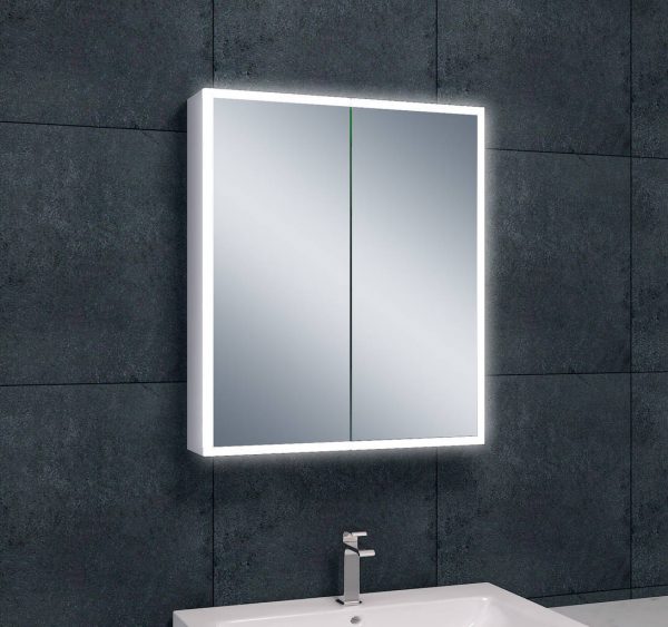 Quatro spiegelkast +verlichting 60x70x13