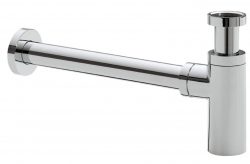 Star Luxe sifon 11/4+muurbuis+Rozet chroom