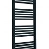 Tower sierradiator antraciet 1190x600  midden onder aansluiting
