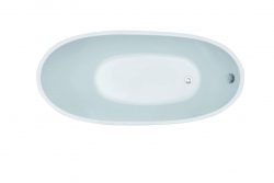 Trapeze vrijstaand acryl ligbad 150 x 72 + waste wit