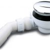 Turboflow douchebaksifon voor gat 90mm chroom