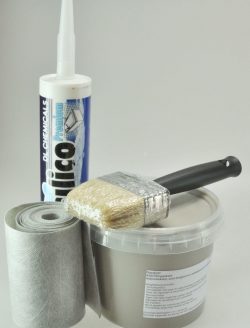 Universele afdichtingsset tbv RVS douchegoot