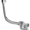 Verlengde bad-plugoverloop-combinatie+waste chroom 40mm