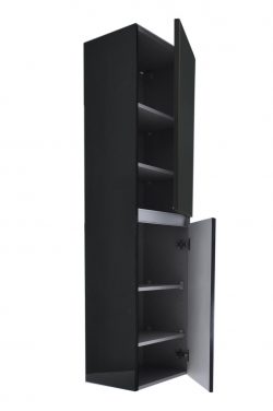 Vision kolomkast 2 deuren 160x35x35 hoogglans grijs