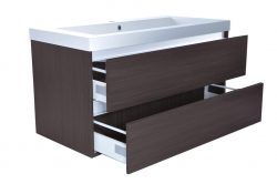 Vision losse onderkast+2 laden 100x47 houtnerf grijs