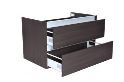 Vision losse onderkast+2 laden 80x47 houtnerf grijs