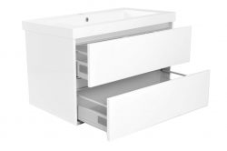 Vision losse onderkast+2 laden 80x47 wit