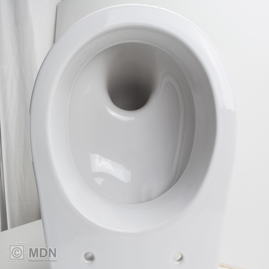 Industrialiseren bed Meer Vlakspoel toilet met Geberit inbouwreservoir complete set | Megadump