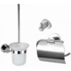 Pro serie chroom bad toilet accessoires set metaal