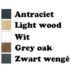 Leverbare kleuren spiegelkast