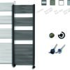 Sanicare electrische design radiator 172 x 60 cm. met thermostaat