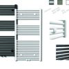 Sanicare design radiator midden aansluiting recht