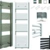 Sanicare design radiator midden aansluiting recht 160 x 60 cm