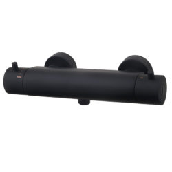 Saniflex black series douchethermostaatkraan zwart cool touch
