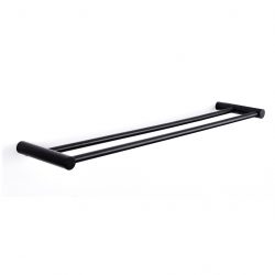 Wiesbaden Ida dubbele handdoekrek 60cm zwart
