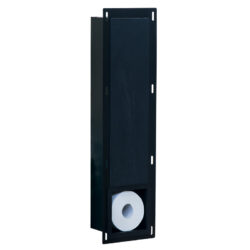 inbouw toiletrolhouder mat zwart productfoto