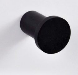 Saniflex black series jashaak handdoek haak mat zwart rond