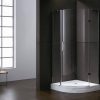 Douchecabine kwartrond met 1 deur