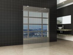 Inloopdouche vrijstaand 1400x2000 8mm NANO glas