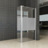 Douche zijwand+scharnierprofiel-rechts 350x2000 10mm NANO gedempt matglas