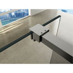 Stabilisatiestang 120 cm chroom vierkant