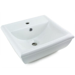 Waskom keramiek vierkant opbouw model