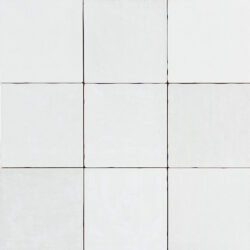 Handvorm tegels met schakering 10x10 Zellige wit