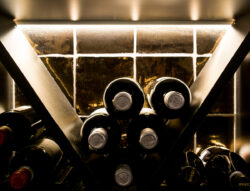 Gouden handvorm tegels 13x13 cm