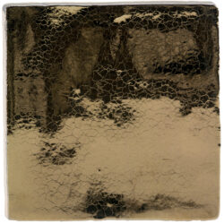 Gouden handvorm tegels 13x13 cm