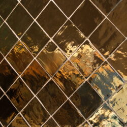 handvorm tegels goud 13x13 craquele